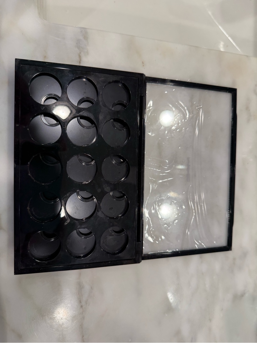 MAC Cosmetics Empty Black Eyeshadow 15 Palette Insert